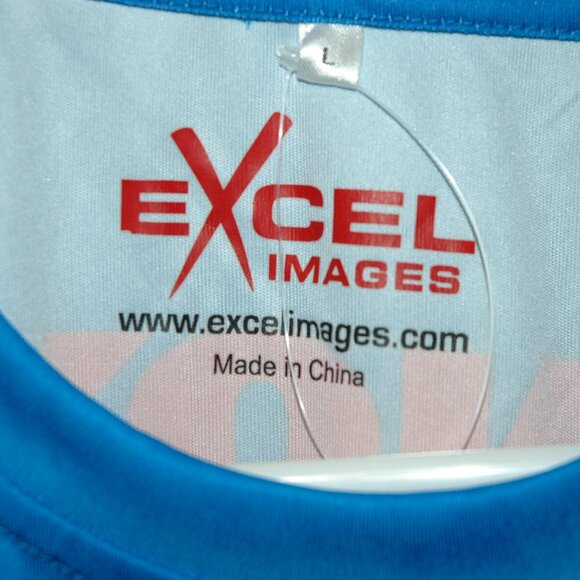 Excel Images Fastenal NASCAR #17 Men's XL Blue Short Sleeve T-Shirt Shirt NWOT - Picture 3 of 5